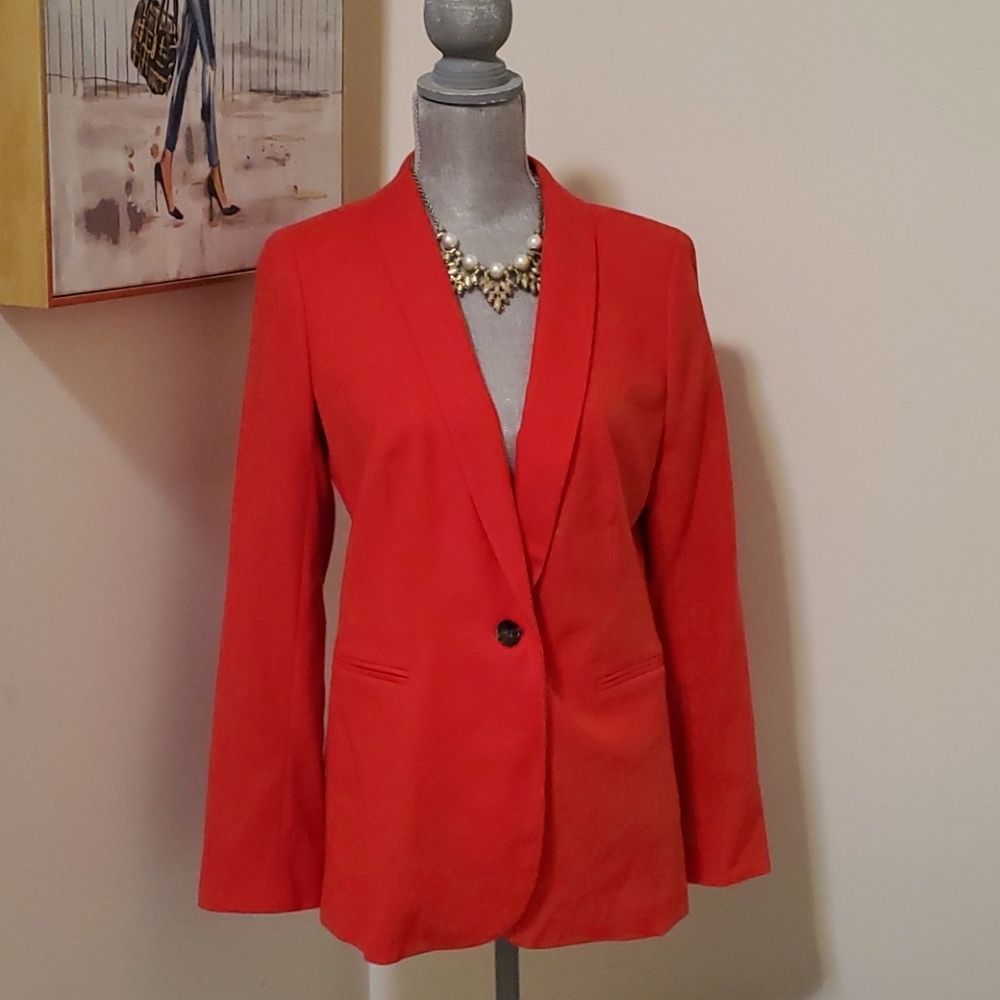 JCrew PARKE Blazer in Wool Flannel- size 8T